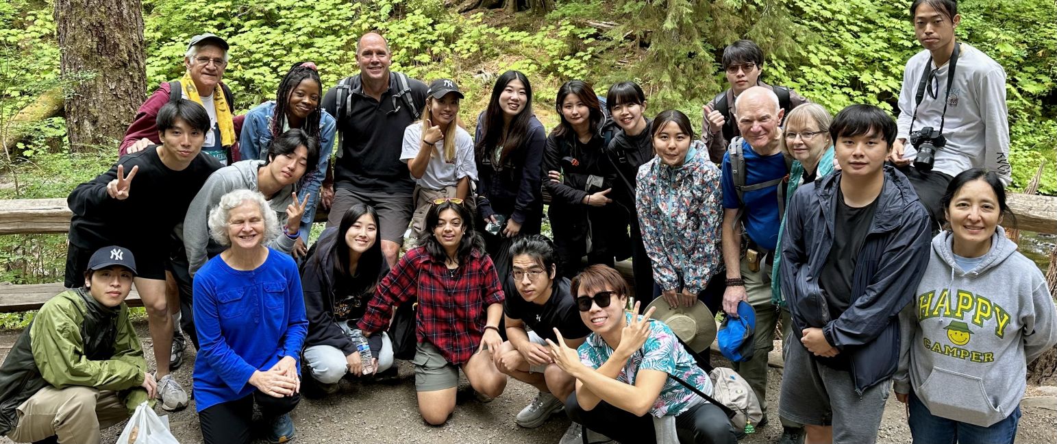 Group at Sol Duc Falls